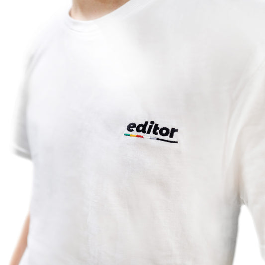 Editor (Ricamata) - T shirt Unisex