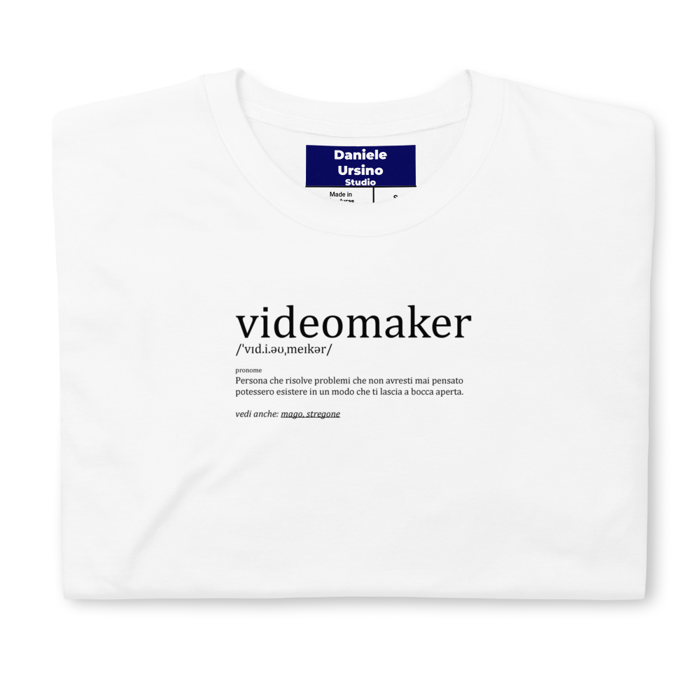 Definizione di Videomaker - T shirt Unisex