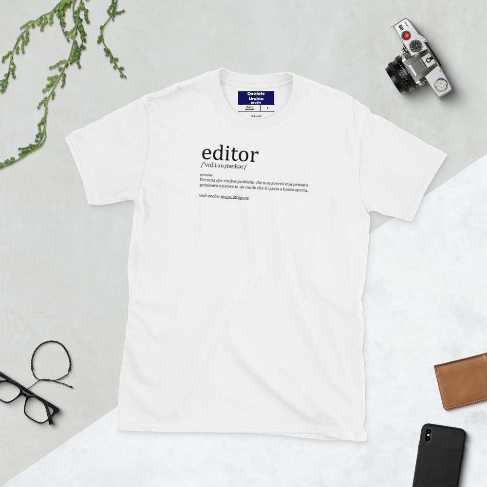 Definizione di Editor - T shirt Unisex