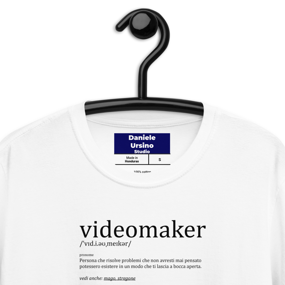 Definizione di Videomaker - T shirt Unisex