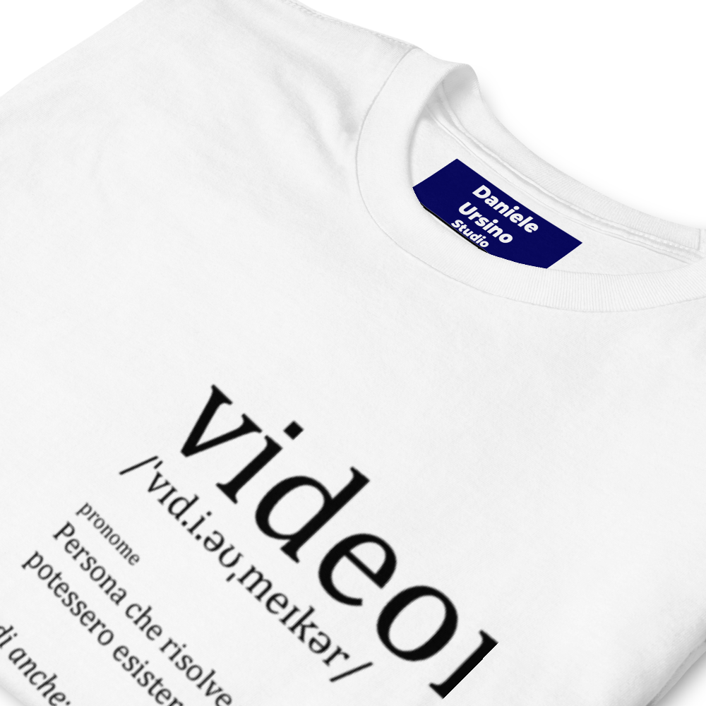 Definizione di Videomaker - T shirt Unisex