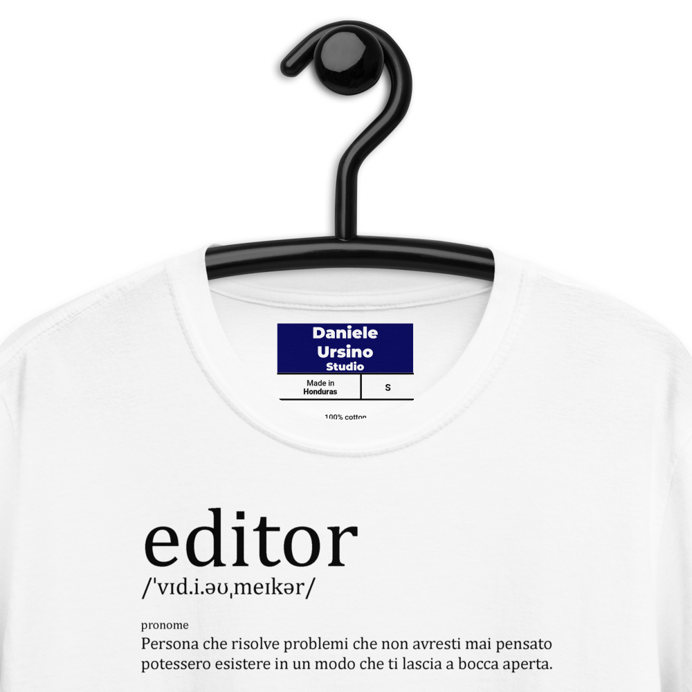 Definizione di Editor - T shirt Unisex